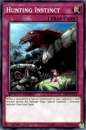 Hunting Instinct (SS03-ENA25) - Speed Duel Decks: Ultimate Predators 1st Edition Speed Duel Decks: Ultimate Predators Yugioh Single Squirtle Squad Card Shop.
