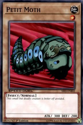 Petit Moth (SS03-ENB02) - Speed Duel Decks: Ultimate Predators 1st Edition Speed Duel Decks: Ultimate Predators Yugioh Single Squirtle Squad Card Shop.