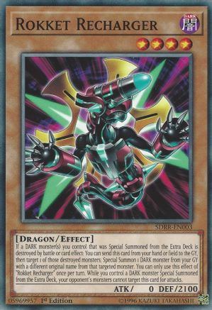 Rokket Recharger (SDRR-EN003) - Structure Deck: Rokket Revolt 1st Edition Structure Deck: Rokket Revolt Yugioh Single Squirtle Squad Card Shop.