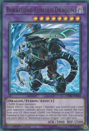 Borreload Furious Dragon (SDRR-EN042) - Structure Deck: Rokket Revolt 1st Edition Structure Deck: Rokket Revolt Yugioh Single Squirtle Squad Card Shop.