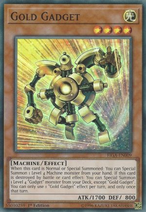 Gold Gadget (FIGA-EN009) - Fists of the Gadgets 1st Edition Fists of the Gadgets Yugioh Single Squirtle Squad Card Shop.