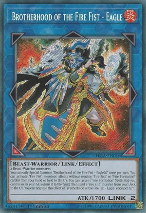 Brotherhood of the Fire Fist - Eagle (FIGA-EN016) - Fists of the Gadgets 1st Edition Fists of the Gadgets Yugioh Single Squirtle Squad Card Shop.