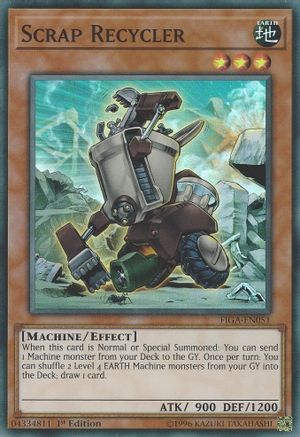 Scrap Recycler (FIGA-EN051) - Fists of the Gadgets 1st Edition Fists of the Gadgets Yugioh Single Squirtle Squad Card Shop.