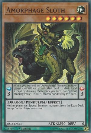 Amorphage Sloth (FIGA-EN056) - Fists of the Gadgets 1st Edition Fists of the Gadgets Yugioh Single Squirtle Squad Card Shop.