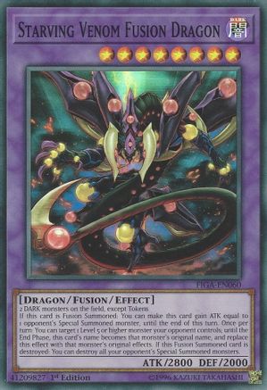 Starving Venom Fusion Dragon (FIGA-EN060) - Fists of the Gadgets 1st Edition Fists of the Gadgets Yugioh Single Squirtle Squad Card Shop.