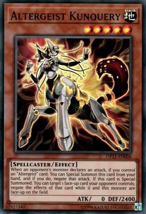 Altergeist Kunquery (OP11-EN006) - OTS Tournament Pack 11 Unlimited OTS Tournament Pack 11 Yugioh Single Squirtle Squad Card Shop.