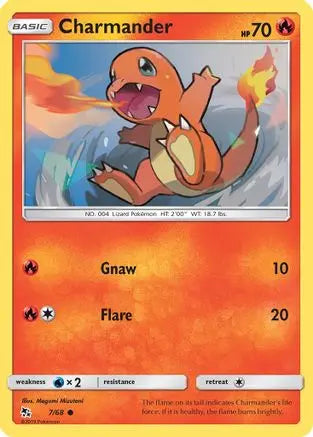 Charmander 007/68 - Hidden Fates - Common Hidden Fates Pokemon Single Squirtle Squad Card Shop.