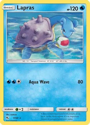 Lapras 017 Hidden Fates - Rare