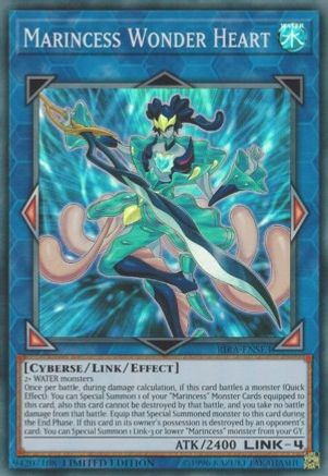 Marincess Wonder Heart (RIRA-ENSE3) - Rising Rampage Limited Rising Rampage Yugioh Single Squirtle Squad Card Shop.