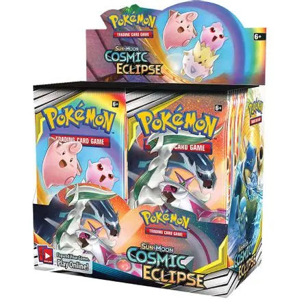 Cosmic Eclipse Booster Box SM - Cosmic Eclipse Pokemon Sealed Squirtle Squad Card Shop.