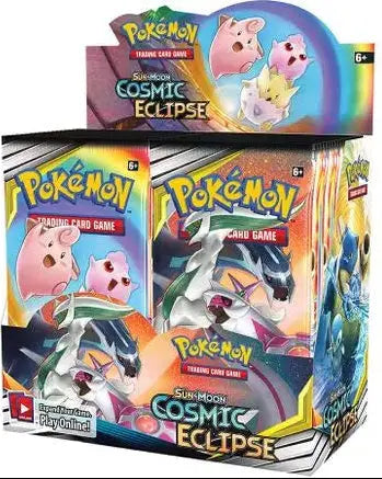 Cosmic Eclipse Booster Box SM - Cosmic Eclipse Pokemon Sealed Squirtle Squad Card Shop.