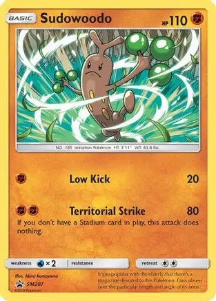 Sudowoodo SM207 - Holofoil SM Promos - Promo