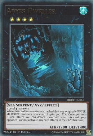 Abyss Dweller (DUDE-EN016) - Duel Devastator 1st Edition Duel Devastator Yugioh Single Squirtle Squad Card Shop.