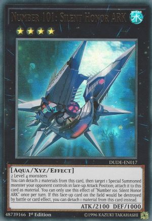 Number 101: Silent Honor ARK (DUDE-EN017) - Duel Devastator 1st Edition Duel Devastator Yugioh Single Squirtle Squad Card Shop.