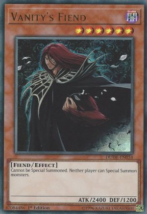 Vanity's Fiend (DUDE-EN034) - Duel Devastator 1st Edition Duel Devastator Yugioh Single Squirtle Squad Card Shop.