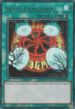 Silent Graveyard (DUDE-EN042) - Duel Devastator 1st Edition Duel Devastator Yugioh Single Squirtle Squad Card Shop.