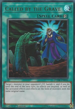 Called by the Grave (DUDE-EN044) - Duel Devastator 1st Edition Duel Devastator Yugioh Single Squirtle Squad Card Shop.