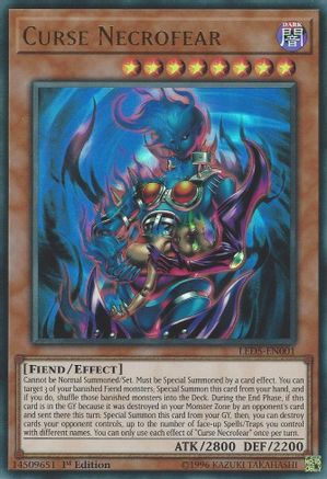Curse Necrofear (LED5-EN001) - Legendary Duelists: Immortal Destiny 1st Edition Legendary Duelists: Immortal Destiny Yugioh Single Squirtle Squad Card Shop.