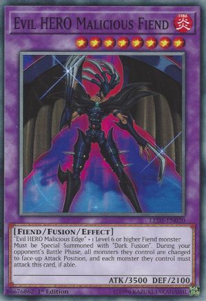 Evil HERO Malicious Fiend (LED5-EN020) - Legendary Duelists: Immortal Destiny 1st Edition Legendary Duelists: Immortal Destiny Yugioh Single Squirtle Squad Card Shop.