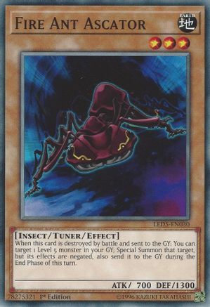 Fire Ant Ascator (LED5-EN030) - Legendary Duelists: Immortal Destiny 1st Edition Legendary Duelists: Immortal Destiny Yugioh Single Squirtle Squad Card Shop.