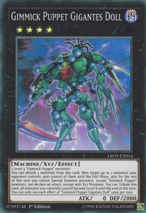 Gimmick Puppet Gigantes Doll (LED5-EN034) - Legendary Duelists: Immortal Destiny 1st Edition Legendary Duelists: Immortal Destiny Yugioh Single Squirtle Squad Card Shop.