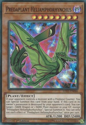 Predaplant Heliamphorhynchus (LED5-EN046) - Legendary Duelists: Immortal Destiny 1st Edition Legendary Duelists: Immortal Destiny Yugioh Single Squirtle Squad Card Shop.