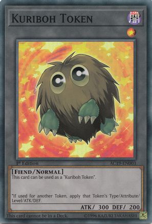 Token: Kuriboh (AC19-EN003) - Advent Calendar 2019 1st Edition Advent Calendar 2019 Yugioh Single Squirtle Squad Card Shop.