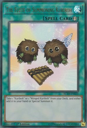 The Flute of Summoning Kuriboh (AC19-EN020) - Advent Calendar 2019 1st Edition Advent Calendar 2019 Yugioh Single Squirtle Squad Card Shop.