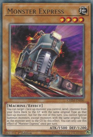 Monster Express (CHIM-EN000) - Chaos Impact Unlimited Chaos Impact Yugioh Single Squirtle Squad Card Shop.