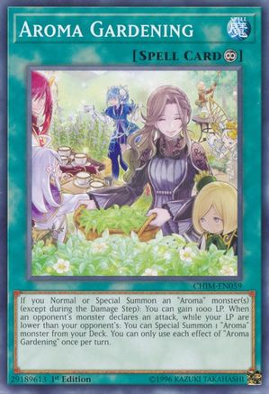 Aroma Gardening (CHIM-EN059) - Chaos Impact 1st Edition Chaos Impact Yugioh Single Squirtle Squad Card Shop.