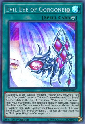 Evil Eye of Gorgoneio (CHIM-EN062) - Chaos Impact 1st Edition Chaos Impact Yugioh Single Squirtle Squad Card Shop.