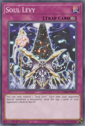 Soul Levy (CHIM-EN079) - Chaos Impact Unlimited Chaos Impact Yugioh Single Squirtle Squad Card Shop.
