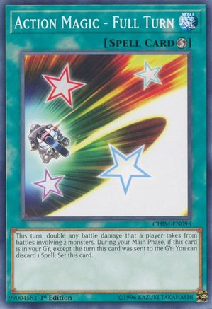 Action Magic - Full Turn (CHIM-EN093) - Chaos Impact 1st Edition Chaos Impact Yugioh Single Squirtle Squad Card Shop.