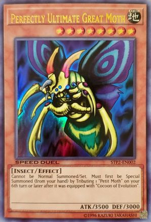 Perfectly Ultimate Great Moth (STP2-EN002) - Speed Duel: Tournament Pack 2 Unlimited Speed Duel: Tournament Pack 2 Yugioh Single Squirtle Squad Card Shop.