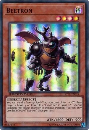 Beetron (STP2-EN012) - Speed Duel: Tournament Pack 2 Unlimited Speed Duel: Tournament Pack 2 Yugioh Single Squirtle Squad Card Shop.
