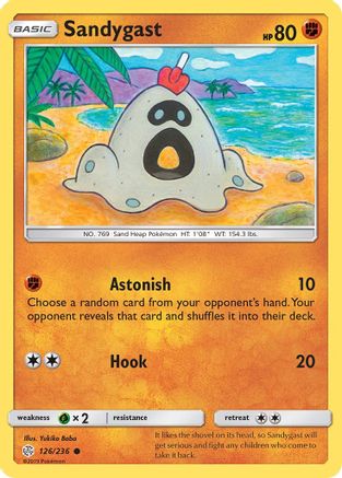 Sandygast - Reverse Holofoil SM Cosmic Eclipse - Common SM - Cosmic Eclipse Pokemon Single Squirtle Squad Card Shop.