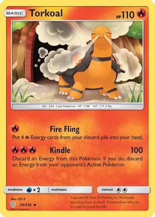 Torkoal/236 SM Cosmic Eclipse - Uncommon