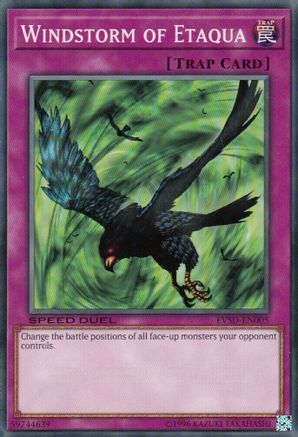 Windstorm of Etaqua (EVSD-EN005) - Event Pack Speed Duel Unlimited Event Pack Speed Duel Yugioh Single Squirtle Squad Card Shop.