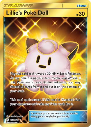 Lillie's Poke Doll (Secret) - Holofoil SM Cosmic Eclipse - Secret Rare SM - Cosmic Eclipse Pokemon Single Squirtle Squad Card Shop.