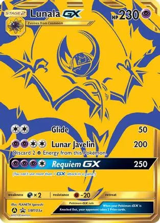 Lunala GX SM103a - Holofoil SM Promos - Promo