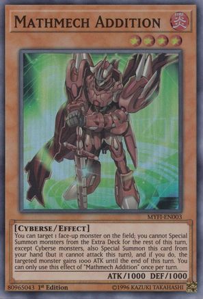 Mathmech Addition (MYFI-EN003) - Mystic Fighters 1st Edition Mystic Fighters Yugioh Single Squirtle Squad Card Shop.
