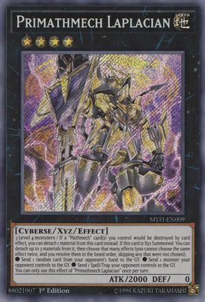 Primathmech Laplacian (MYFI-EN009) - Mystic Fighters 1st Edition Mystic Fighters Yugioh Single Squirtle Squad Card Shop.