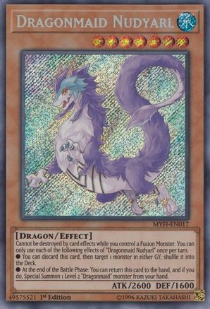 Dragonmaid Nudyarl (MYFI-EN017) - Mystic Fighters 1st Edition Mystic Fighters Yugioh Single Squirtle Squad Card Shop.