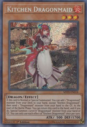 Kitchen Dragonmaid (MYFI-EN018) - Mystic Fighters 1st Edition Mystic Fighters Yugioh Single Squirtle Squad Card Shop.