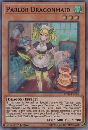 Parlor Dragonmaid (MYFI-EN020) - Mystic Fighters 1st Edition Mystic Fighters Yugioh Single Squirtle Squad Card Shop.