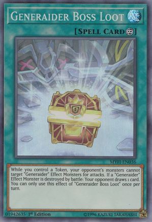 Generaider Boss Loot (MYFI-EN036) - Mystic Fighters 1st Edition Mystic Fighters Yugioh Single Squirtle Squad Card Shop.