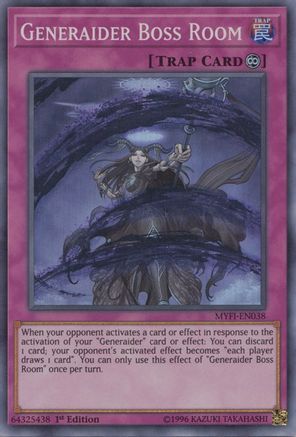 Generaider Boss Room (MYFI-EN038) - Mystic Fighters 1st Edition Mystic Fighters Yugioh Single Squirtle Squad Card Shop.