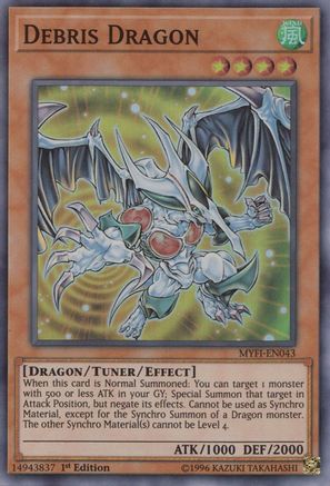 Debris Dragon (MYFI-EN043) - Mystic Fighters 1st Edition Mystic Fighters Yugioh Single Squirtle Squad Card Shop.