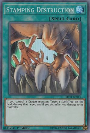 Stamping Destruction (MYFI-EN051) - Mystic Fighters 1st Edition Mystic Fighters Yugioh Single Squirtle Squad Card Shop.