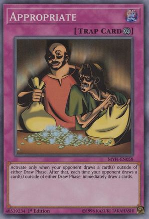 Appropriate (MYFI-EN058) - Mystic Fighters 1st Edition Mystic Fighters Yugioh Single Squirtle Squad Card Shop.